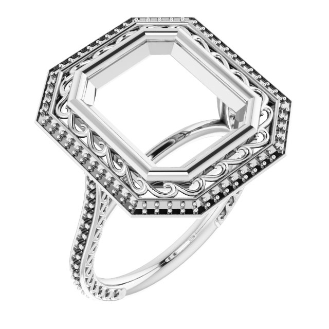 Halo-Style Engagement Ring