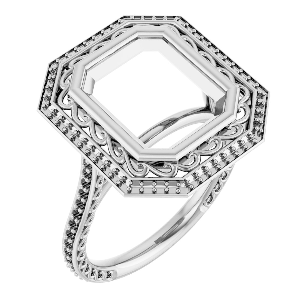 Halo-Style Engagement Ring