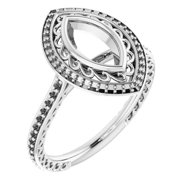 Halo-Style Engagement Ring