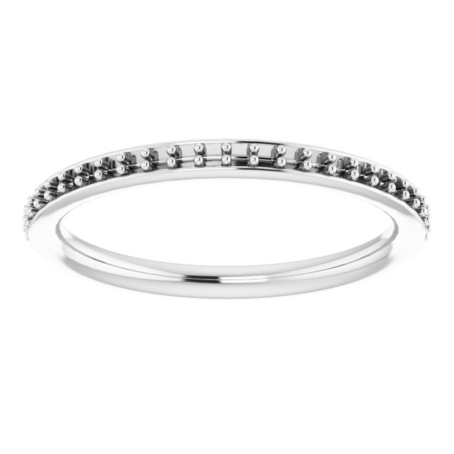 Band Mounting for 12x8 mm Pear Ring view 3
