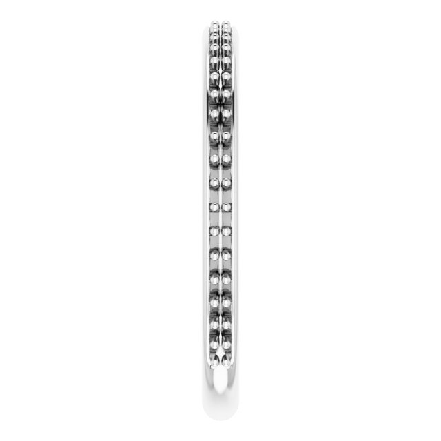 Band Mounting for 12x8 mm Pear Ring view 4