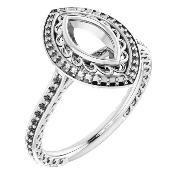 Halo-Style Engagement Ring