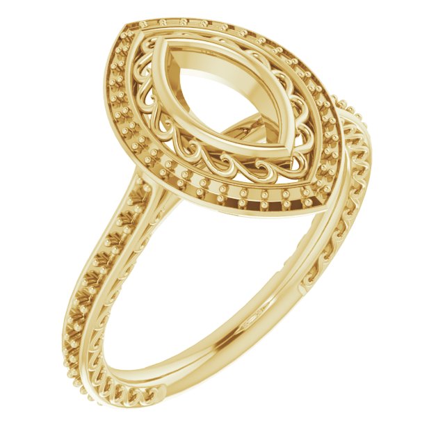 14k Yellow Gold
