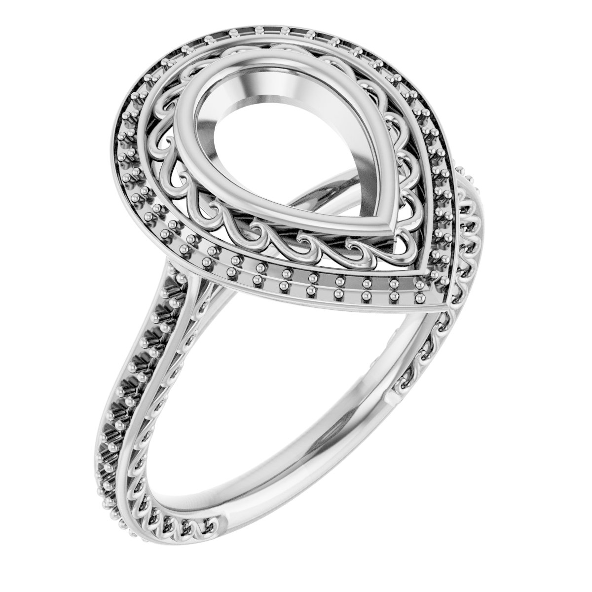 Halo-Style Engagement Ring
