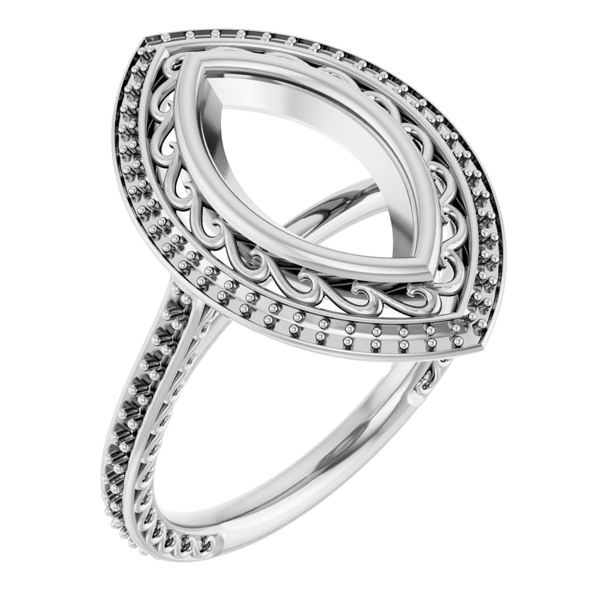 Halo-Style Engagement Ring
