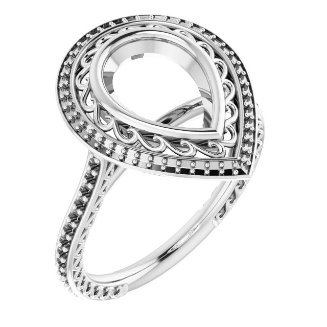 Halo-Style Engagement Ring