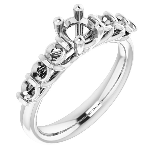 Accented Engagement Ring