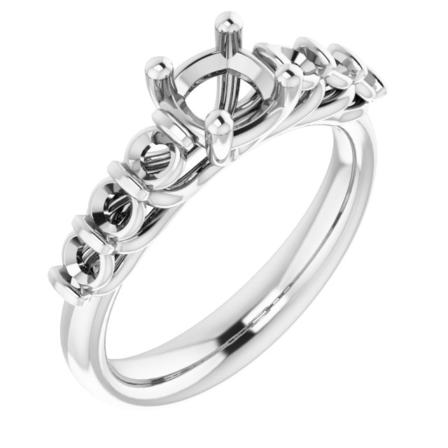 Accented Engagement Ring