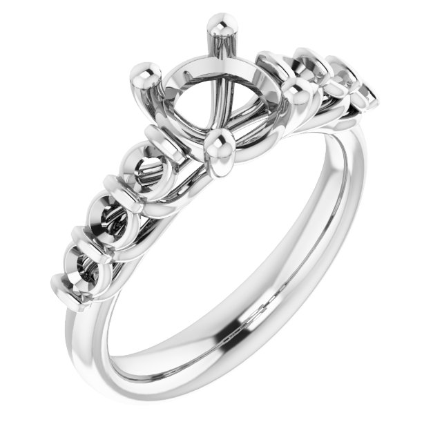 Accented Engagement Ring