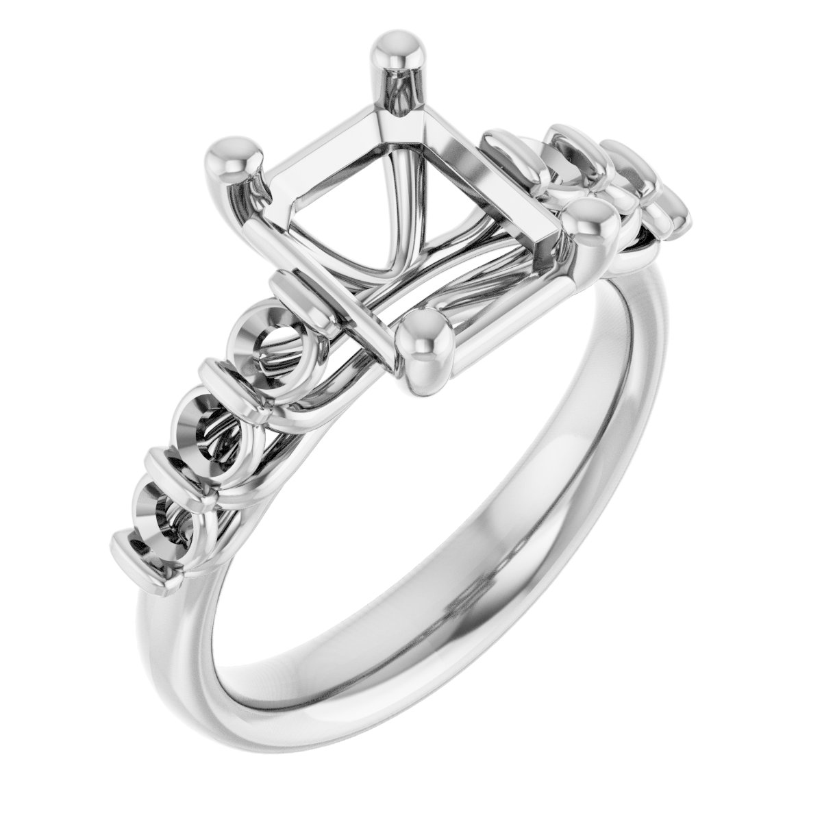 Accented Engagement Ring