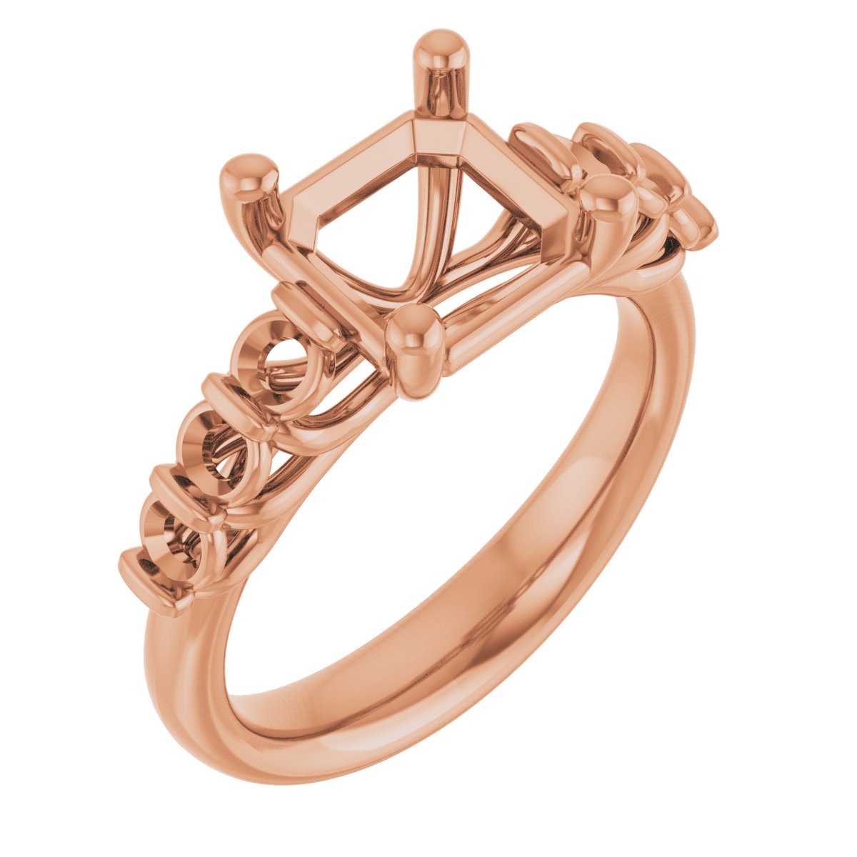 Accented Engagement Ring