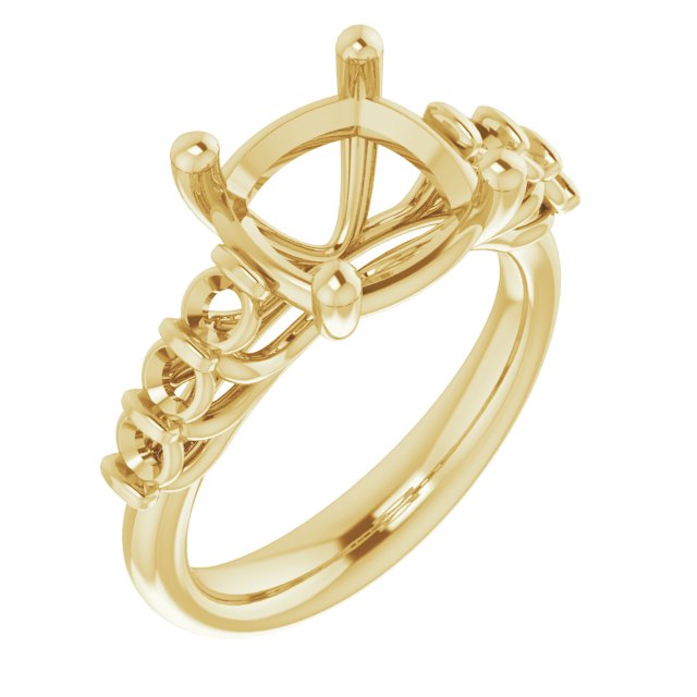 Accented Engagement Ring