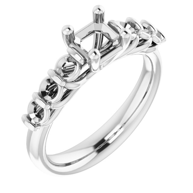 Accented Engagement Ring
