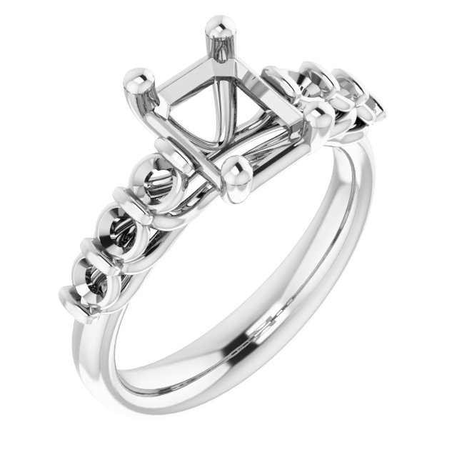 Accented Engagement Ring