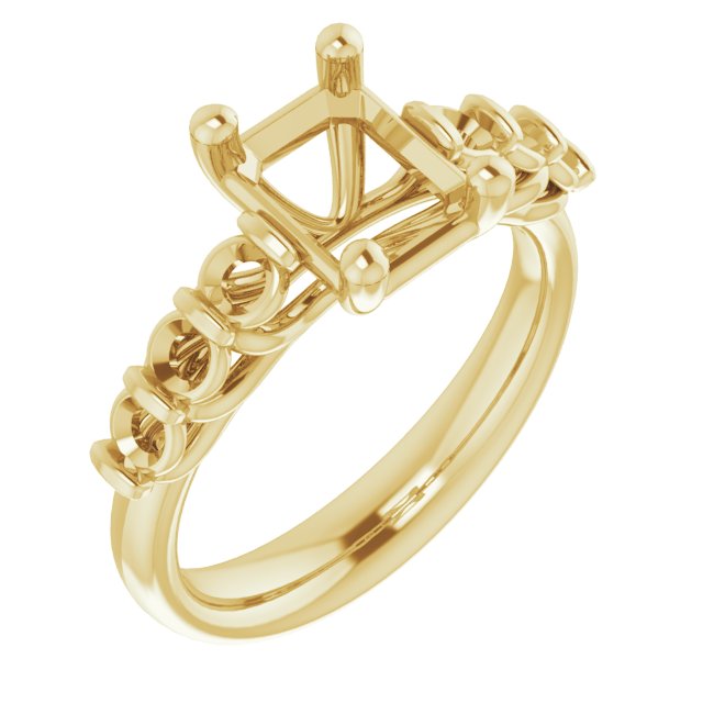 Accented Engagement Ring