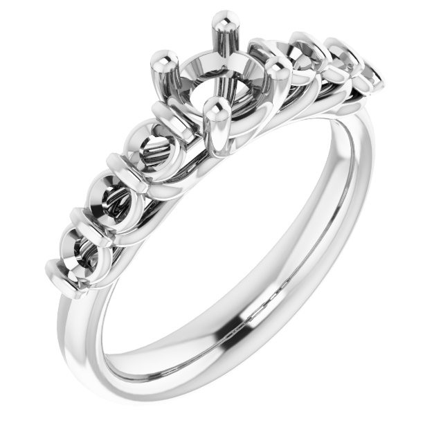 Accented Engagement Ring