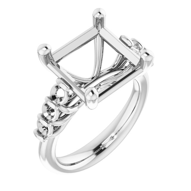 Accented Engagement Ring