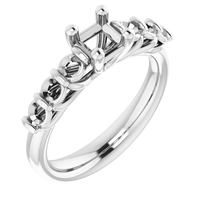 Accented Engagement Ring