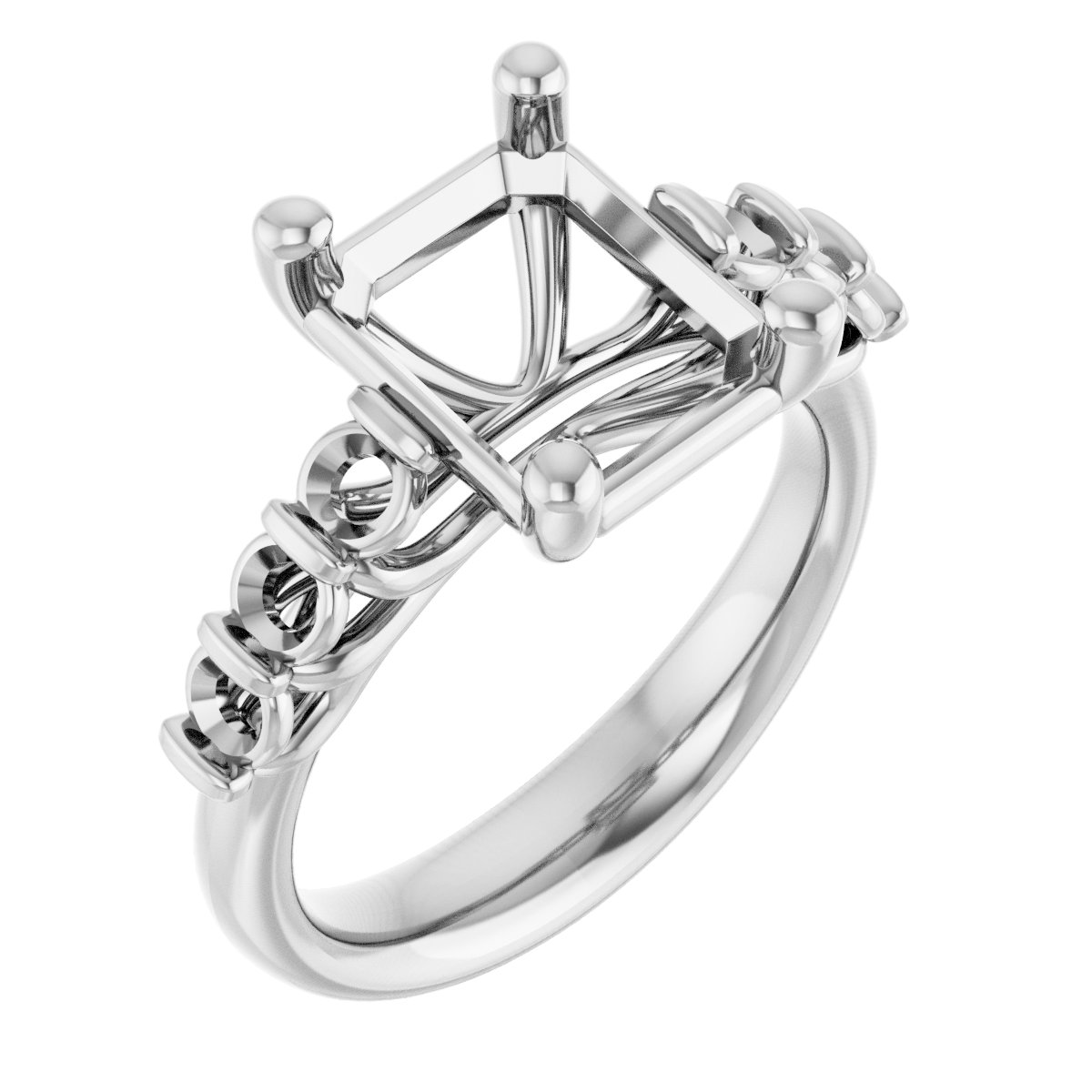 Accented Engagement Ring