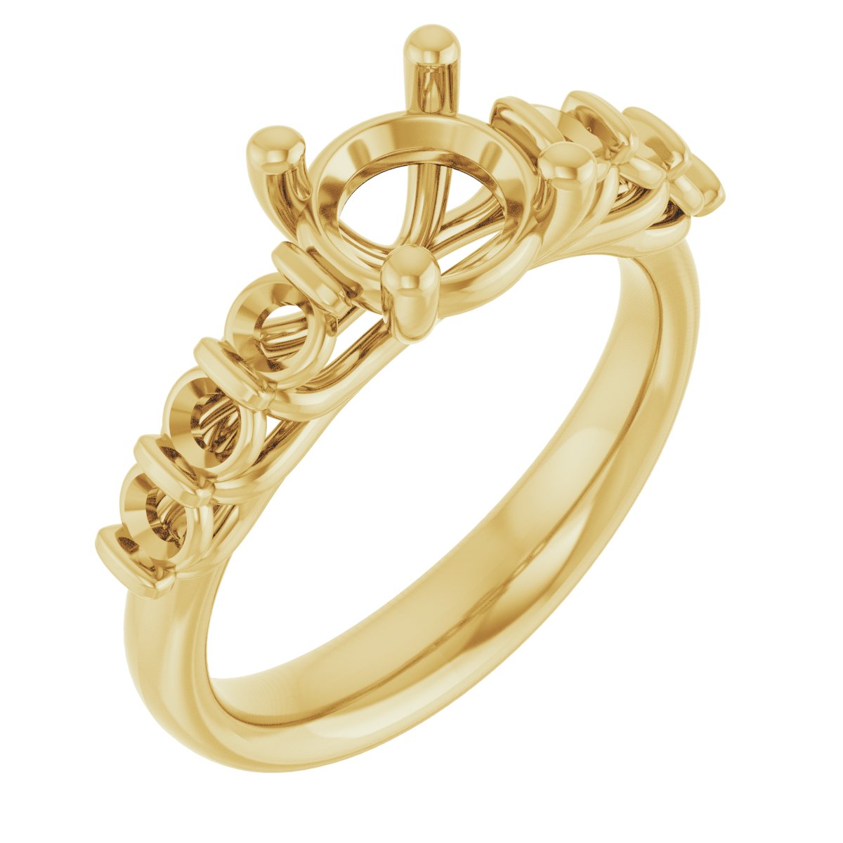 Accented Engagement Ring