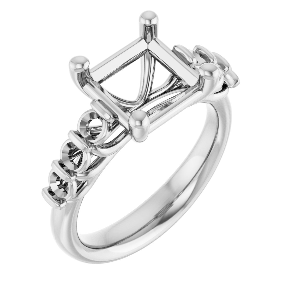 Accented Engagement Ring