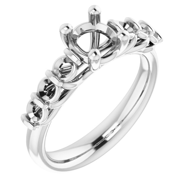 Accented Engagement Ring