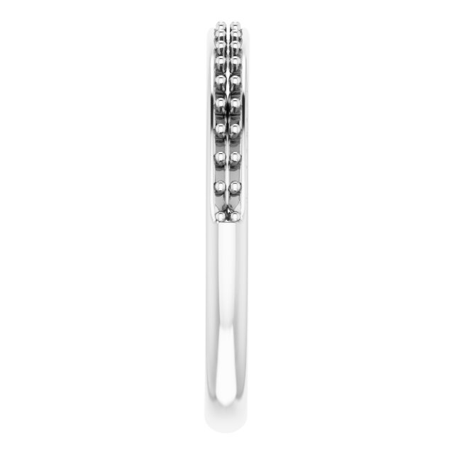 Band Mounting for 9x4.5 mm Marquise Ring view 4