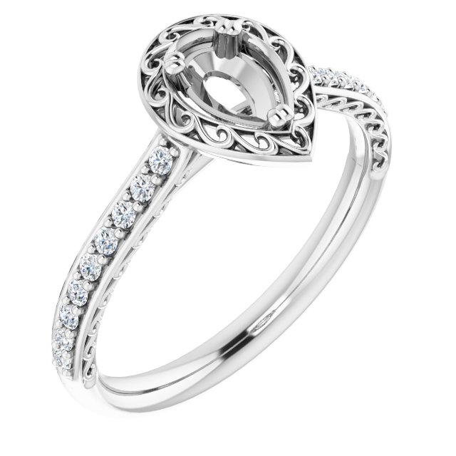 14k White Gold