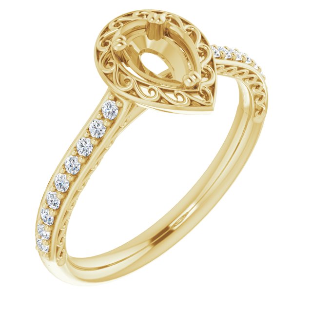 14k Yellow Gold