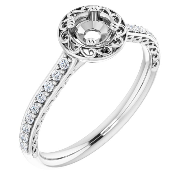 14k White Gold
