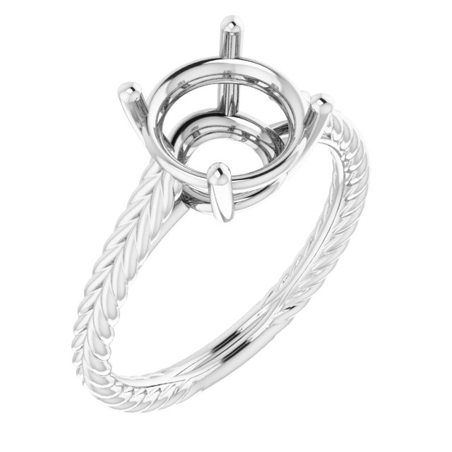 Rope Solitaire Ring