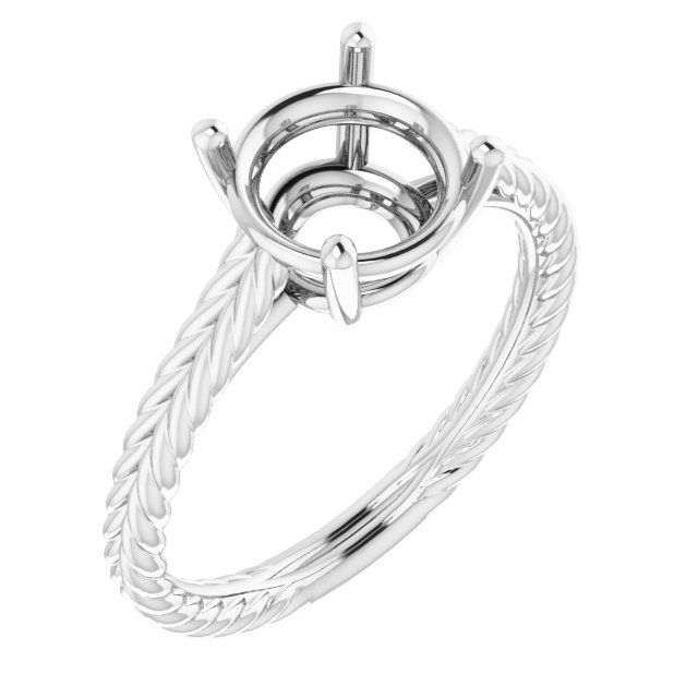 Rope Solitaire Ring