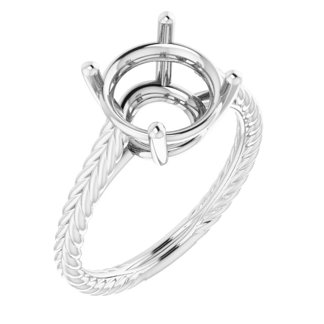 Rope Solitaire Ring