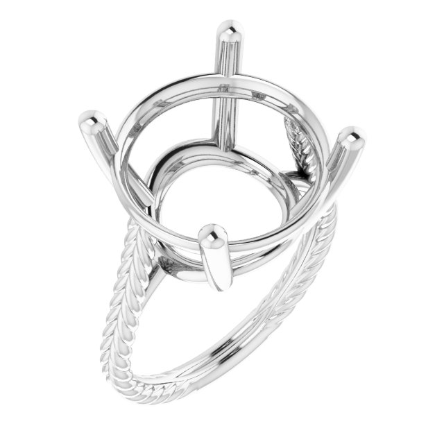 Rope Solitaire Ring