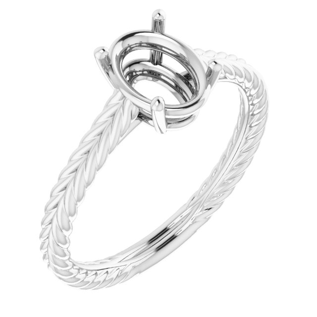 Rope Solitaire Ring