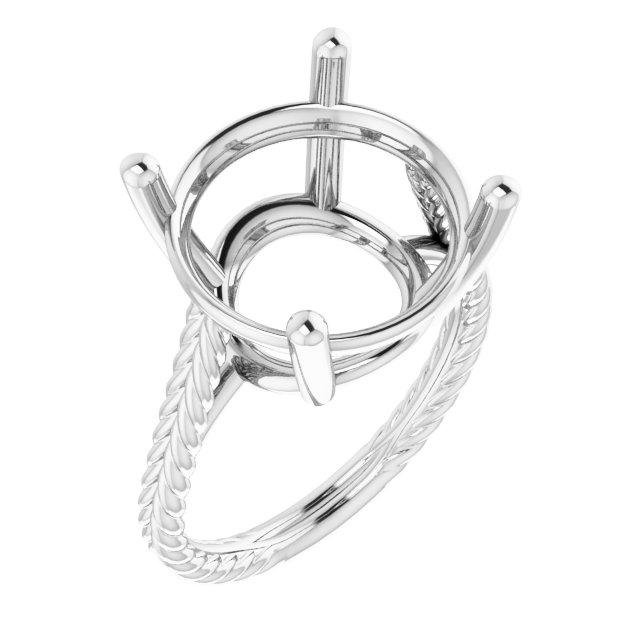 Rope Solitaire Ring