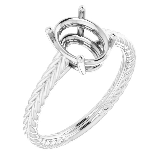 Rope Solitaire Ring
