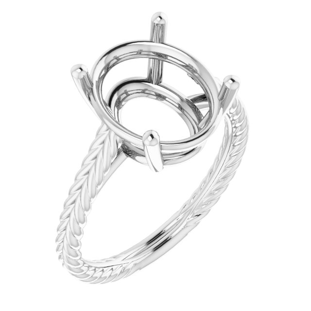 Rope Solitaire Ring
