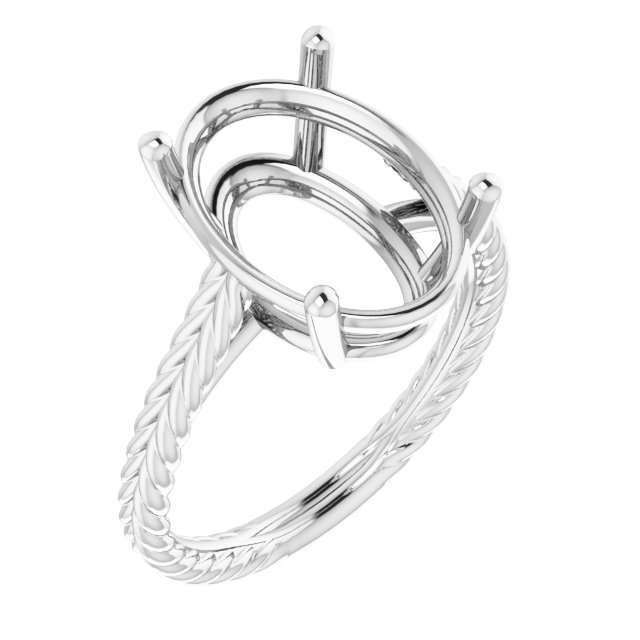 Rope Solitaire Ring