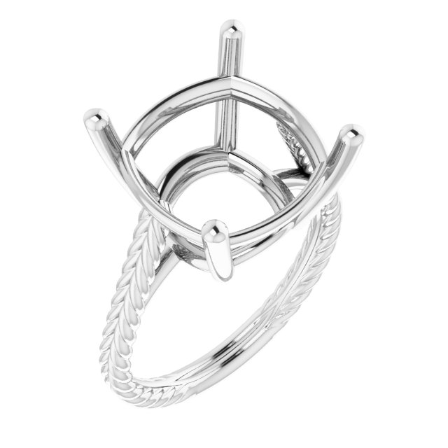 Rope Solitaire Ring