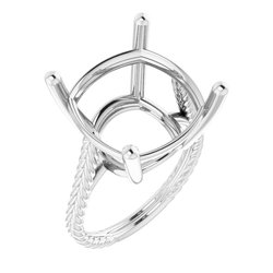 Rope Solitaire Ring
