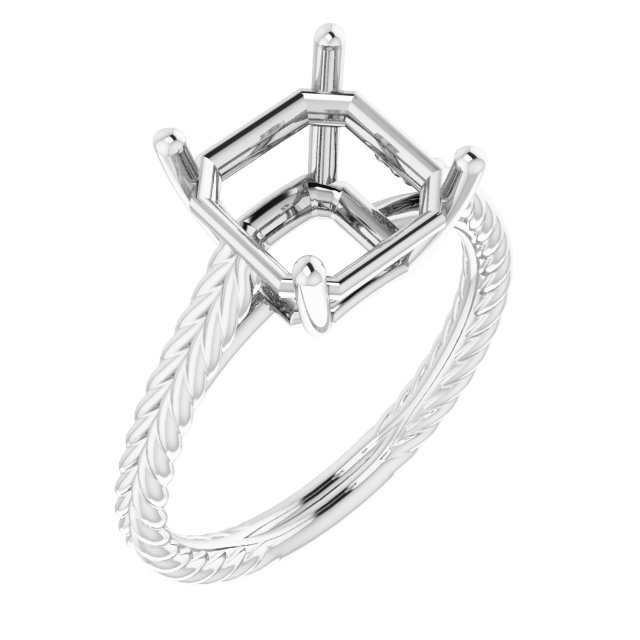 Rope Solitaire Ring