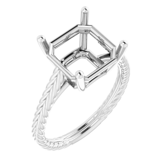 Rope Solitaire Ring