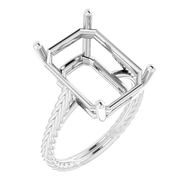 Rope Solitaire Ring