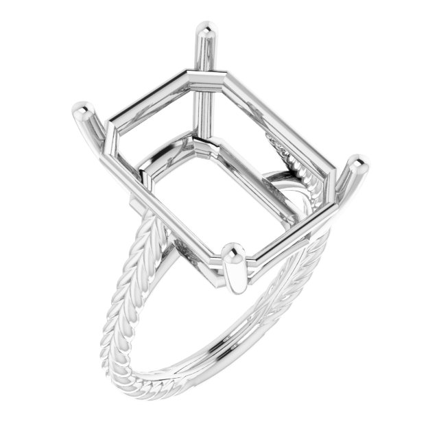 Rope Solitaire Ring