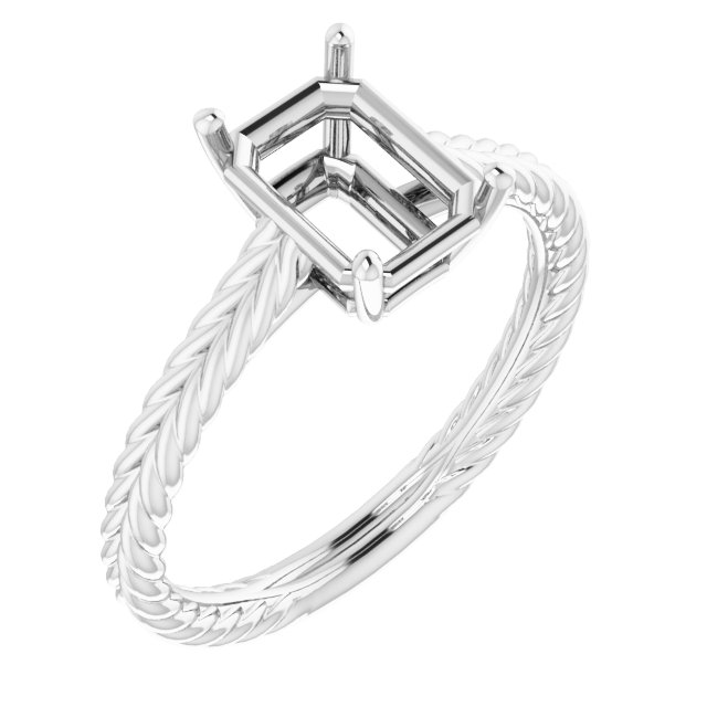 Rope Solitaire Ring