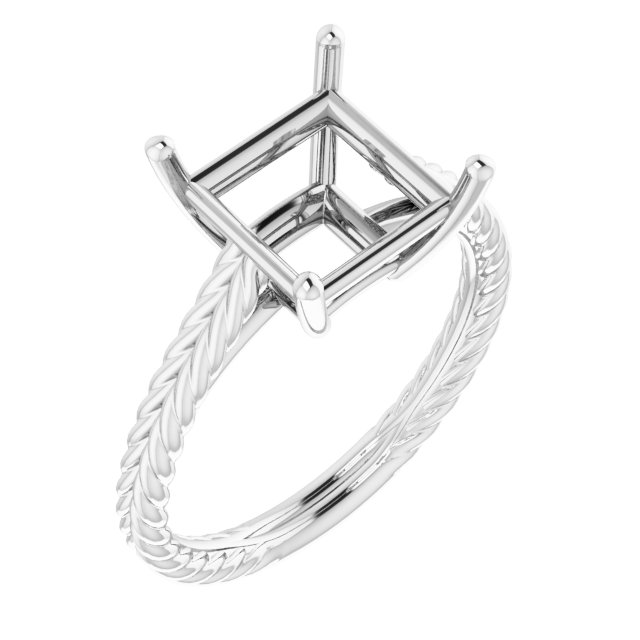 Rope Solitaire Ring