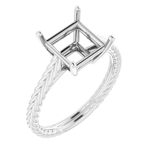 Rope Solitaire Ring