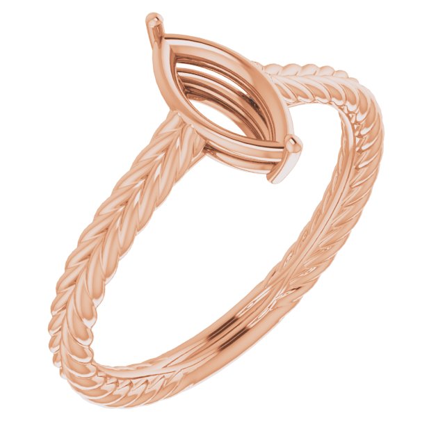 Rope Solitaire Ring