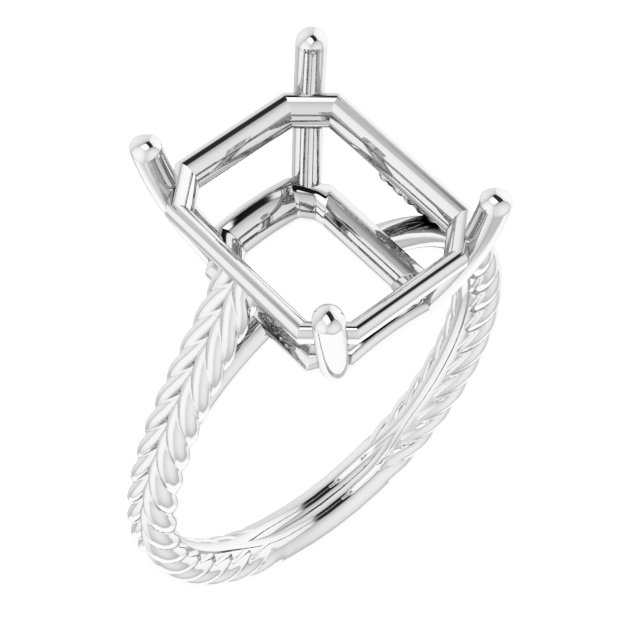 Rope Solitaire Ring